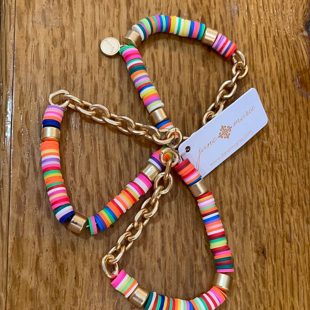 Rainbow bracelet set