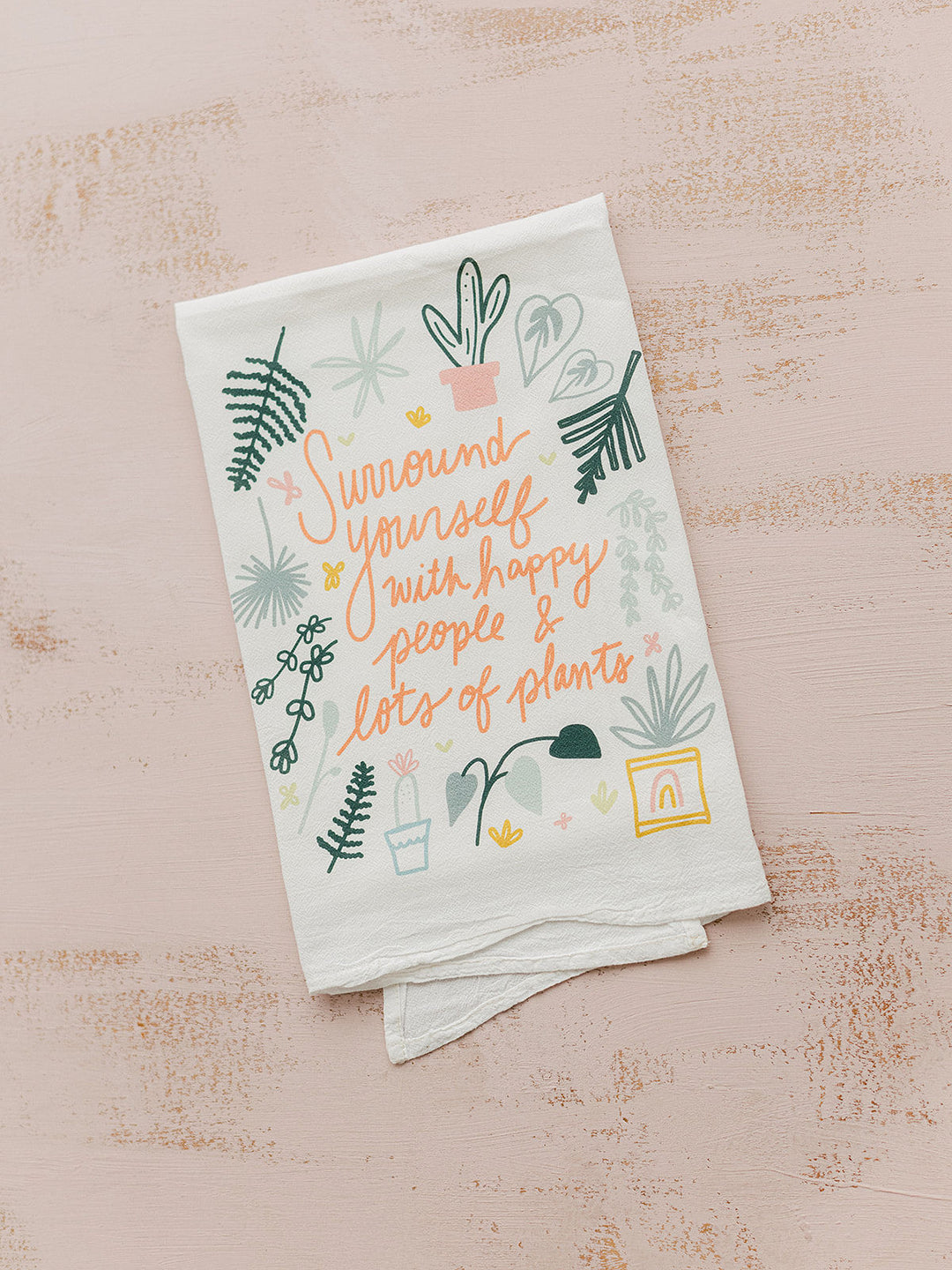 Happy People & Plants - Tea Towel