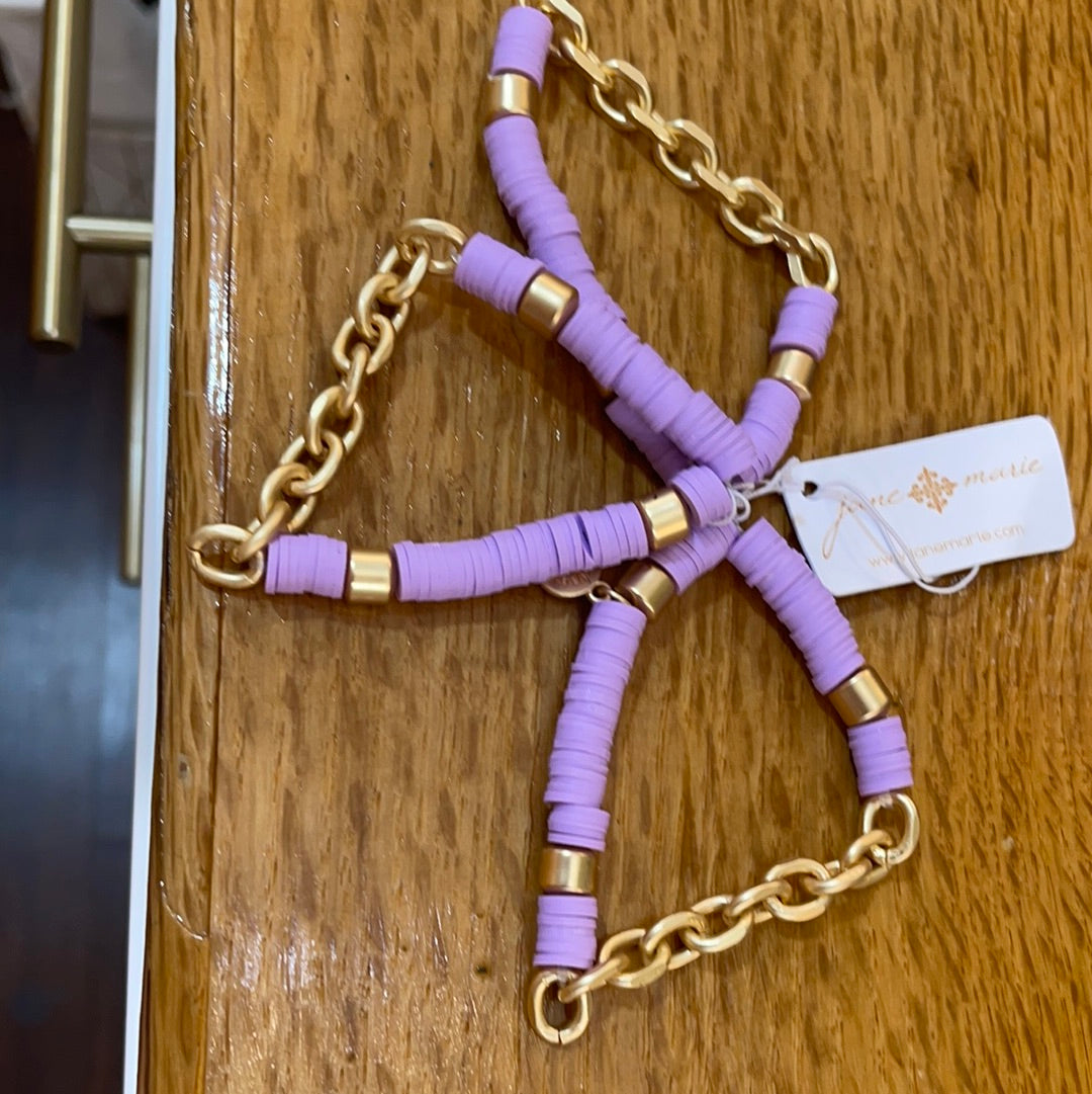 Purple bracelet set